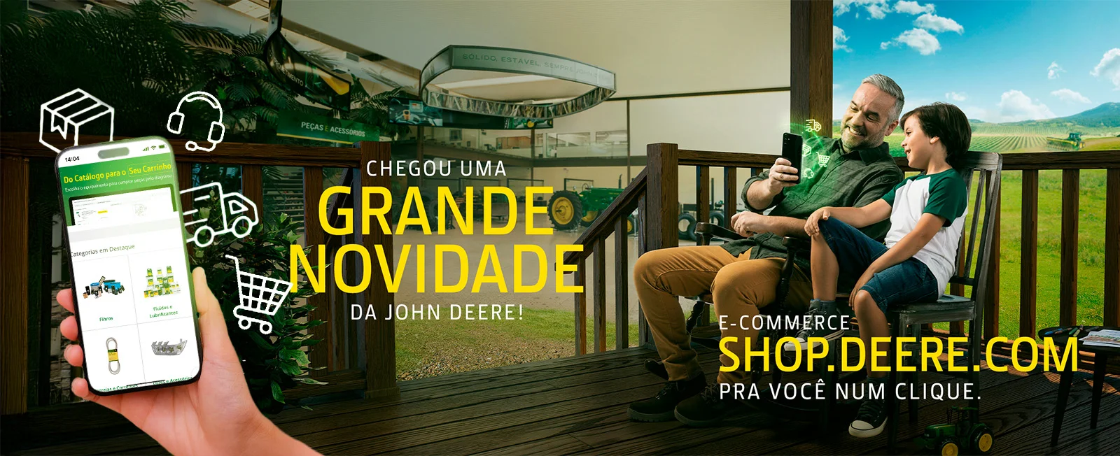 Chegou o E-commerce Shop.Deere!